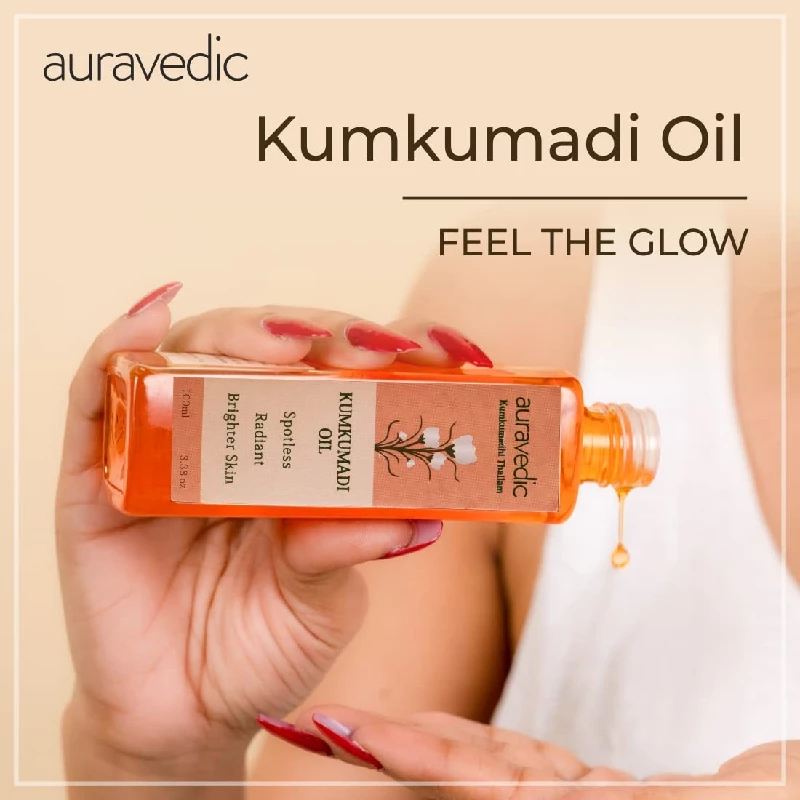 Auravedic Kumkumadi Oil, 100 ml-2.webp